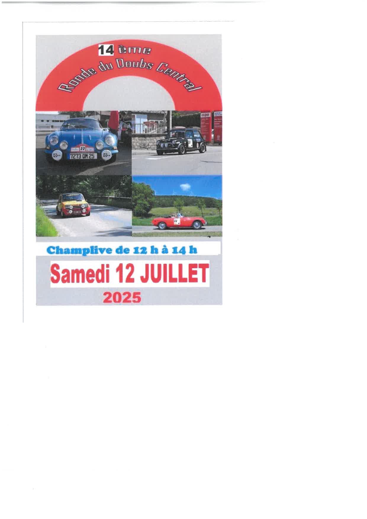 14 ème RONDE DU DOUBS CENTRAL